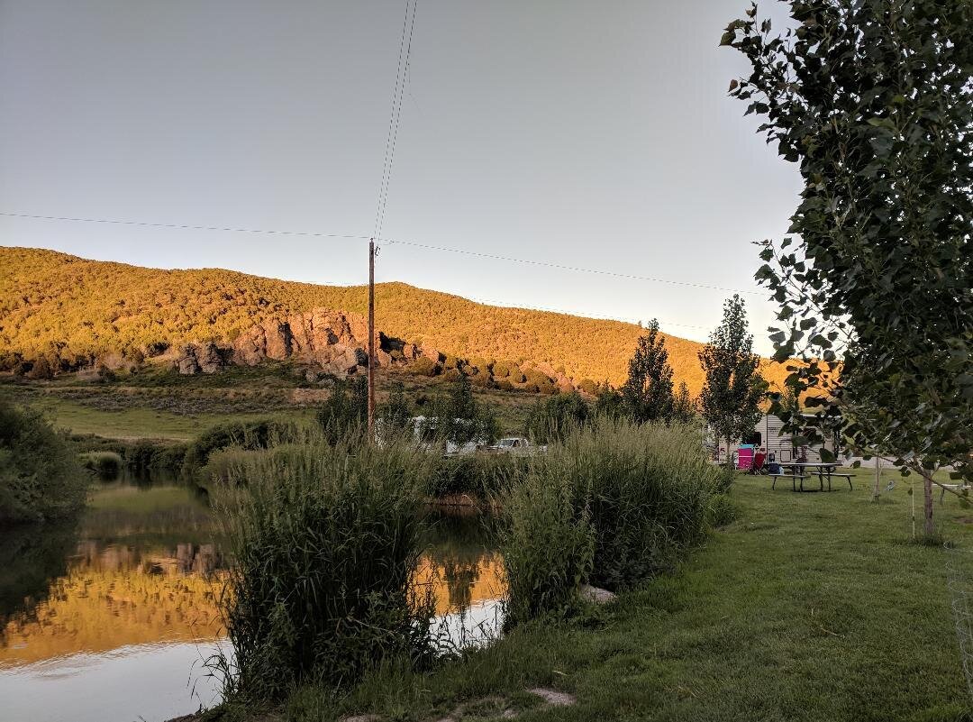 river by Portneuf Campground